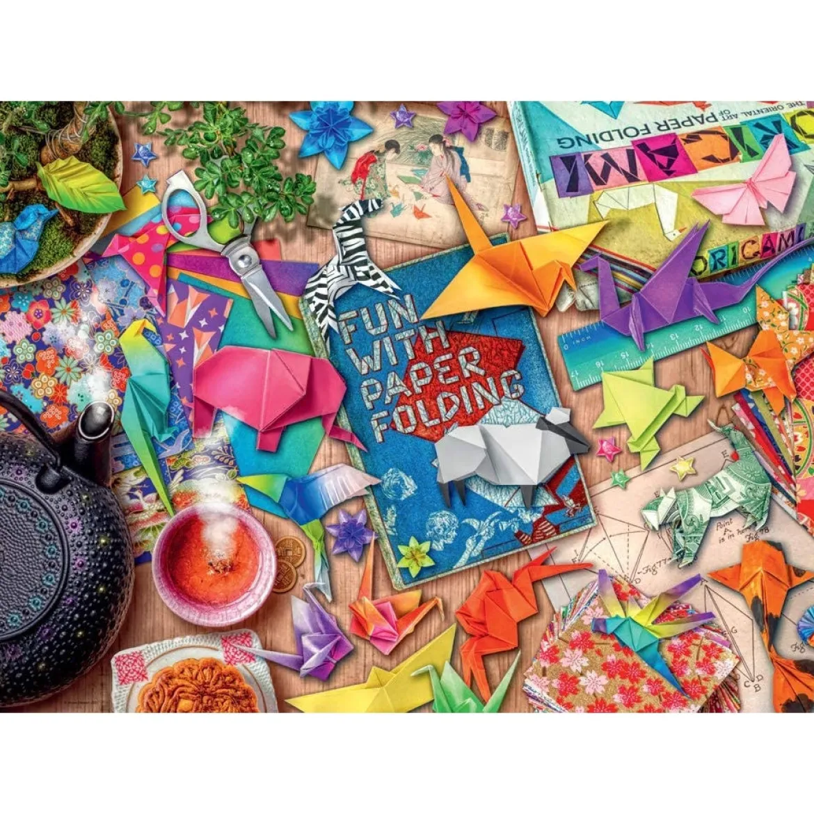 meditazione e origami - puzzle 1000 pezzi