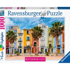 mediterranean places spain - puzzle 1000 pezzi