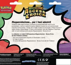 megaevoluzione ascesa eroica - collezione con adesivi (ita) - charmander