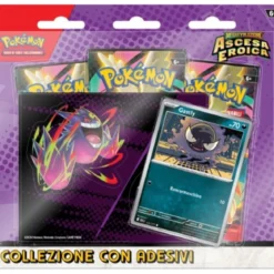 megaevoluzione ascesa eroica - collezione con adesivi (ita) - gastly