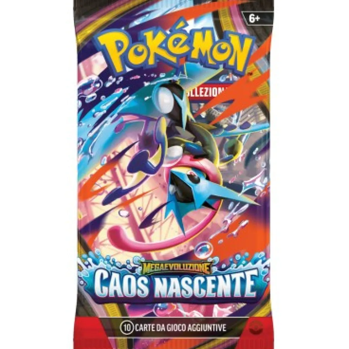 megaevoluzione caos nascente - bustina singola 10 carte (ita)