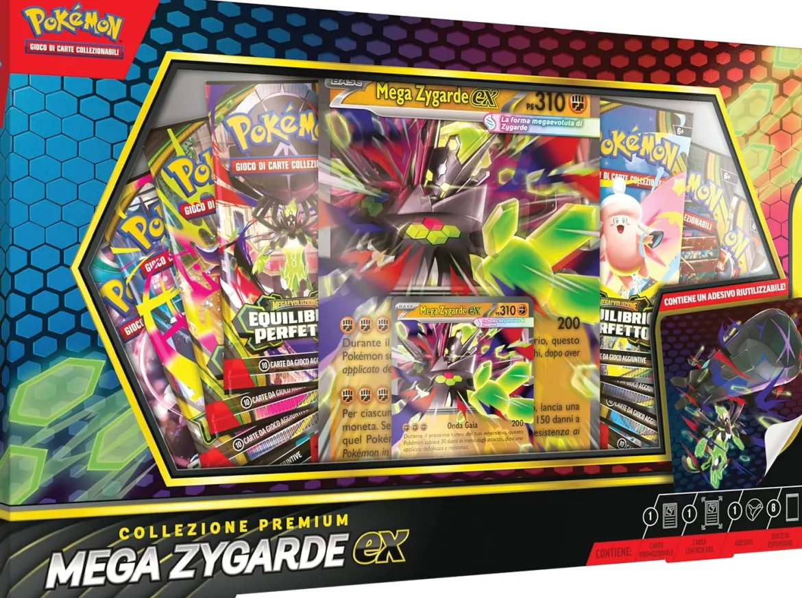 megaevoluzione equilibrio perfetto - collezione premium mega zygarde-ex (ita)