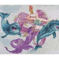 mermaid and friends - diamond dotz advanced 51149 47x37cm