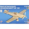 messerschmitt bf 109 - kit di costruzioni in legno (certificazione fsc)