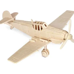 messerschmitt bf 109 - kit di costruzioni in legno (certificazione fsc)