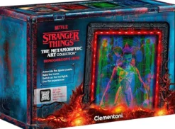metamorphic art collection - stranger things - demogorgon's hunt - puzzle con cornice led