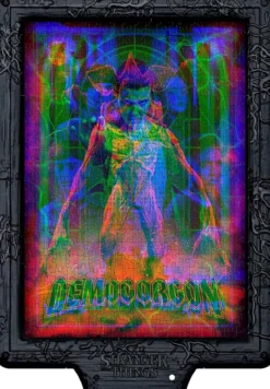 metamorphic art collection - stranger things - demogorgon's hunt - puzzle con cornice led