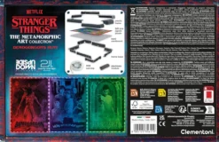 metamorphic art collection - stranger things - demogorgon's hunt - puzzle con cornice led