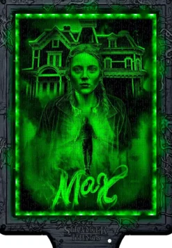 metamorphic art collection - stranger things - vecna's curse - puzzle con cornice led