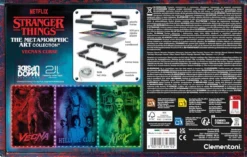 metamorphic art collection - stranger things - vecna's curse - puzzle con cornice led