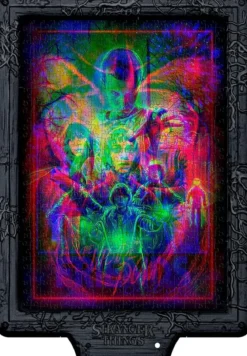 metamorphic art collection - stranger things - the upside down - puzzle con cornice led