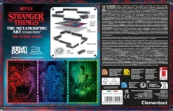 metamorphic art collection - stranger things - the upside down - puzzle con cornice led