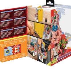 micro player pro - street fighter ii (2 giochi in 1) 17cm