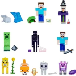minecraft - personaggio 10cm - modello assortito