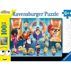 minions - puzzle 100 pezzi xxl