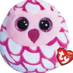 mini squish-a-boos - pinky - cuscino peluche 8cm