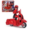 miraculous - scooter con lady bug bambola 26cm