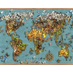 mondo di farfalle - puzzle 500 pezzi