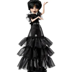 monster high - mercoledì addams con l'abito del ballo - bambola fashion
