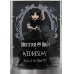 monster high - mercoledì addams con l'abito del ballo - bambola fashion