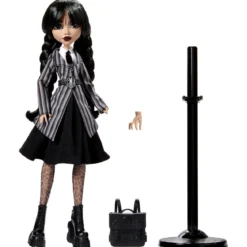 monster high - mercoledì addams - bambola fashion