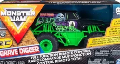 monster jam - monster truck radiocomandato - gravedigger