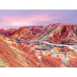 montagne arcobaleno, cina - puzzle 1000 pezzi