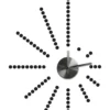 morse code clock - adesivo removibile da parete