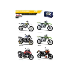moto cross - 1:12 - modello assortito
