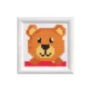 mr. handsome with frame white - diamond dotz starter dds.001f 7,6x7,6cm