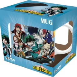 my hero academia - tazza 320ml - heroes vs villain