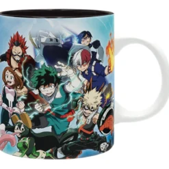 my hero academia - tazza 320ml - heroes vs villain