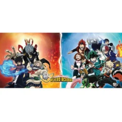 my hero academia - tazza 320ml - heroes vs villain