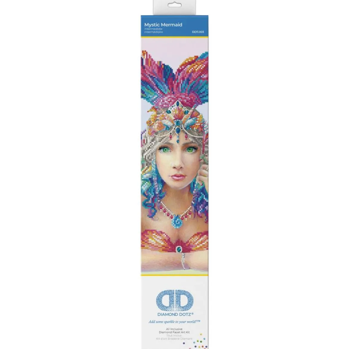 mystic mermaid - diamond dotz intermediate dd11.003 62x35cm