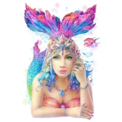 mystic mermaid - diamond dotz intermediate dd11.003 62x35cm