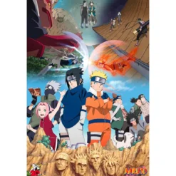 naruto - poster maxi 91,5x61cm - will of fire