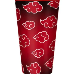 naruto shippuden - bicchiere large glass 400ml - akatsuki