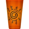 naruto shippuden - bicchiere large 400ml - konoha & seal