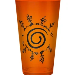 naruto shippuden - bicchiere large 400ml - konoha & seal