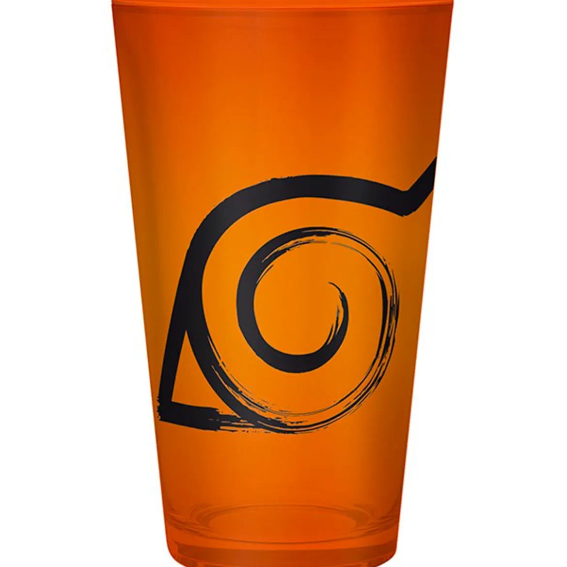 naruto shippuden - bicchiere large 400ml - konoha & seal