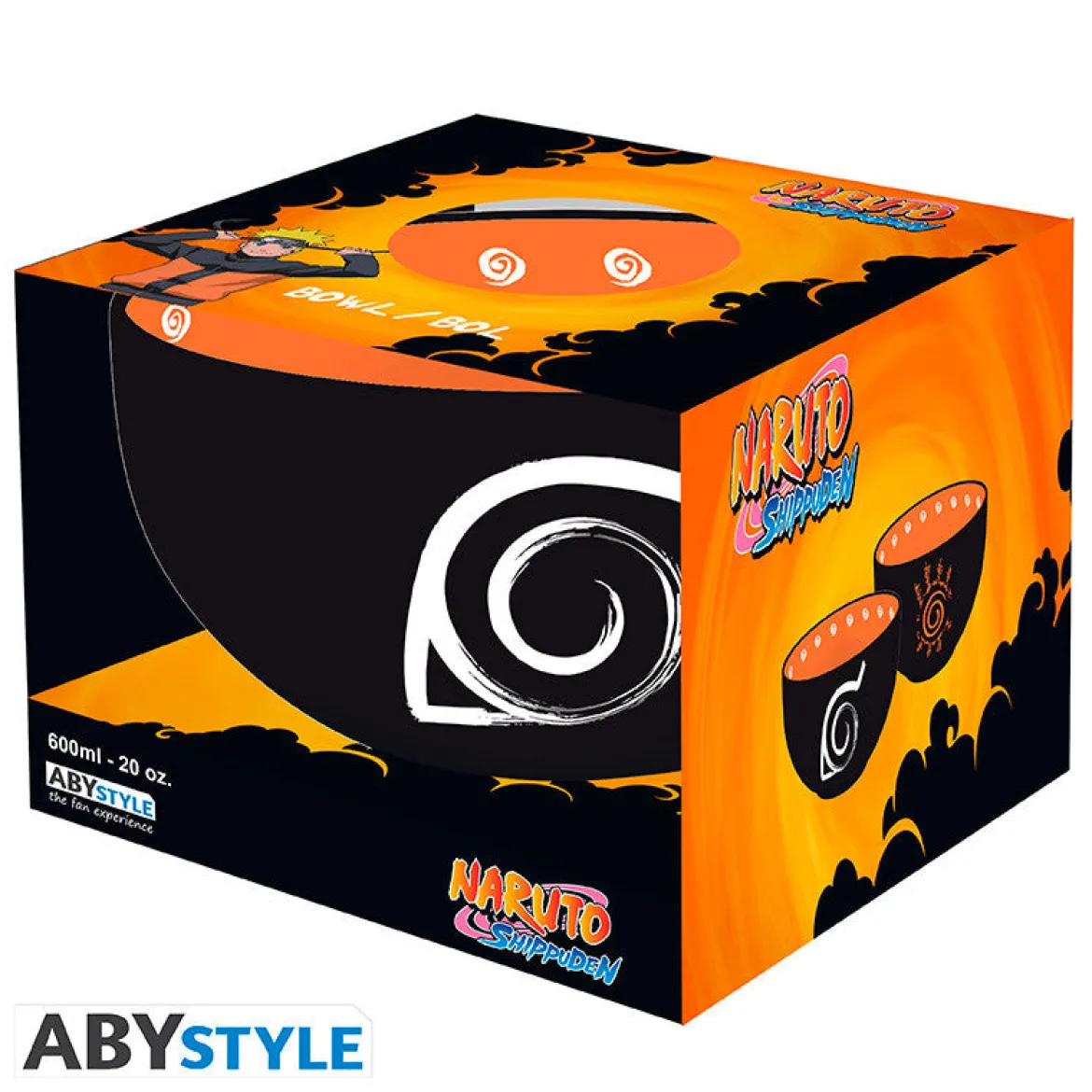 naruto shippuden - ciotola 600ml - simbolo di konoha