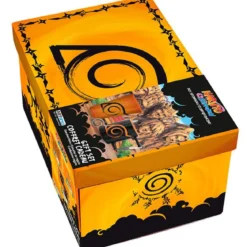 naruto shippuden - confezione regalo premium - bicchiere large, portachiavi 3d, tazza3d