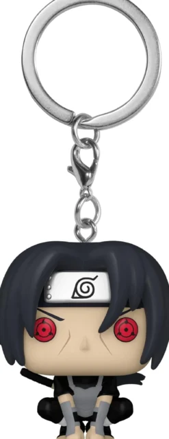naruto shippuden - itachi uchiha (moonlit) 4cm - funko pop! portachiavi