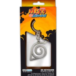 naruto shippuden - keychain 3d - konoha