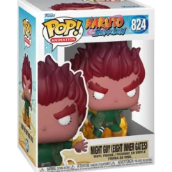 naruto shippuden - might guy (eight inner gates) 9cm - funko pop 824