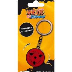 naruto shippuden - moving keychain - sharingan