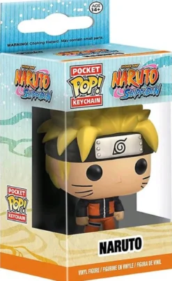 naruto shippuden - naruto 4cm - funko pocket pop! portachiavi