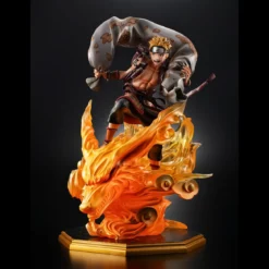 naruto shippuden - naruto uzumaki wind god - precious gem series pvc 28cm