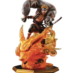 naruto shippuden - naruto uzumaki wind god - precious gem series pvc 28cm