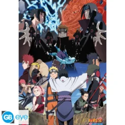 naruto shippuden - poster maxi 91,5x61cm - rivals